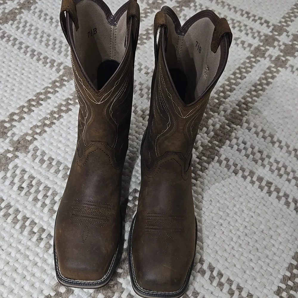 Ariat Women's Anthem Waterproof Western Workboot - Picture 7 of 12